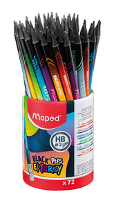 BOTE 72 LAPIZ MAPED GRAFITO ENERGY HB CON GOMA | 72 UNIDADES | (MAPED)